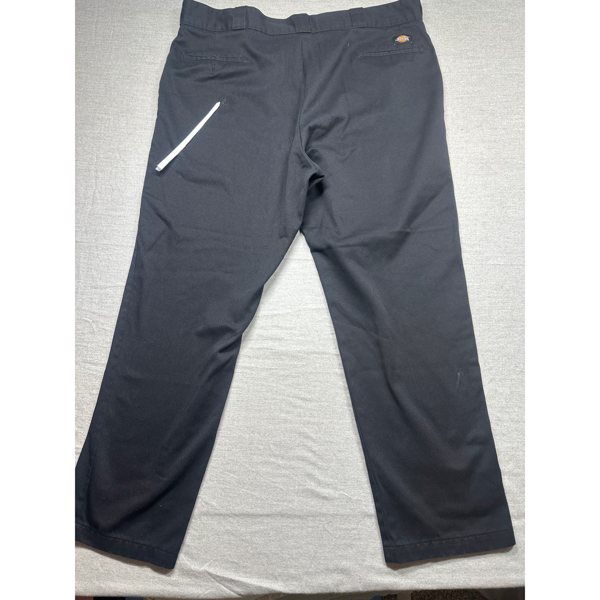 Dickies 874 Original Fit Work Pants Mens 42x30 Black Twill Chino Trousers