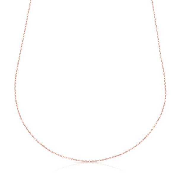 FIRENZE SILVER Collar Plata de Ley 925 con trama Forzatina de alargue y eslabones planos 0,1x0,1x46 Cm.